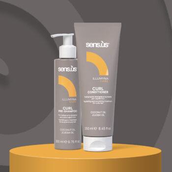 Illumyna Care Curl - Zestaw szampon i odzywka