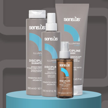 Illumyna Care Discipline – Kompletny zestaw wygładzający do włosów suchych i puszących się